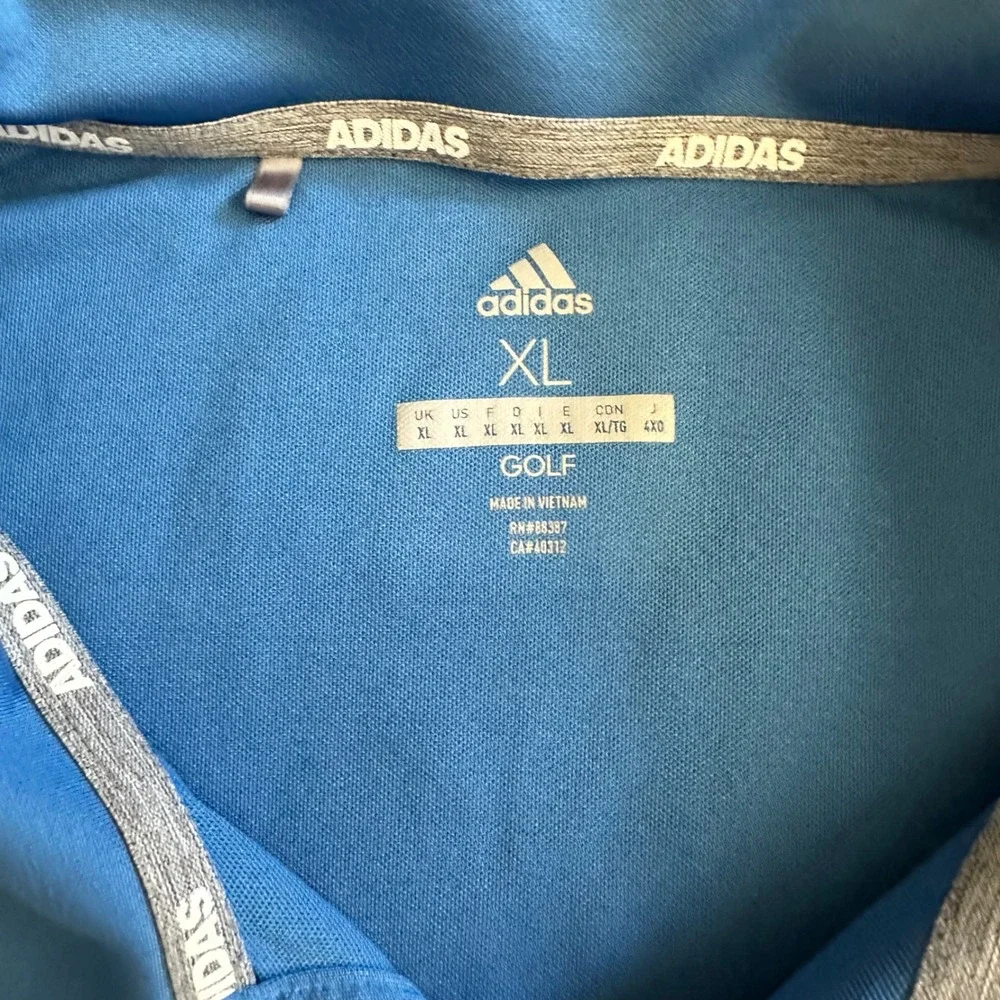Adidas Golf Polo Shirt Color‎ Block Athletic Training XL